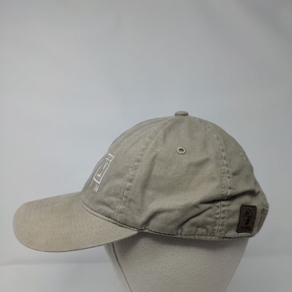 Ivy Design Strapback Hat Tan One Size Embroidered 6 Panel Dri-Duck - Picture 3 of 10
